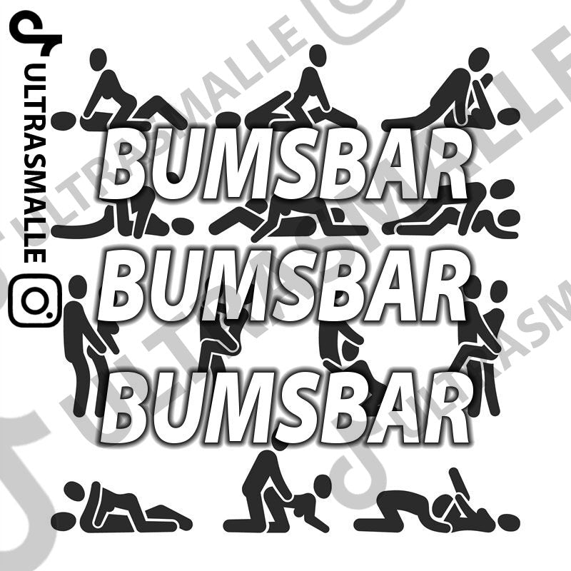 Sticker "Bumsbar"