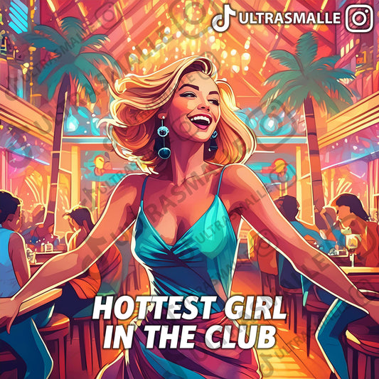 Sticker "Hottest Girl in the Club"