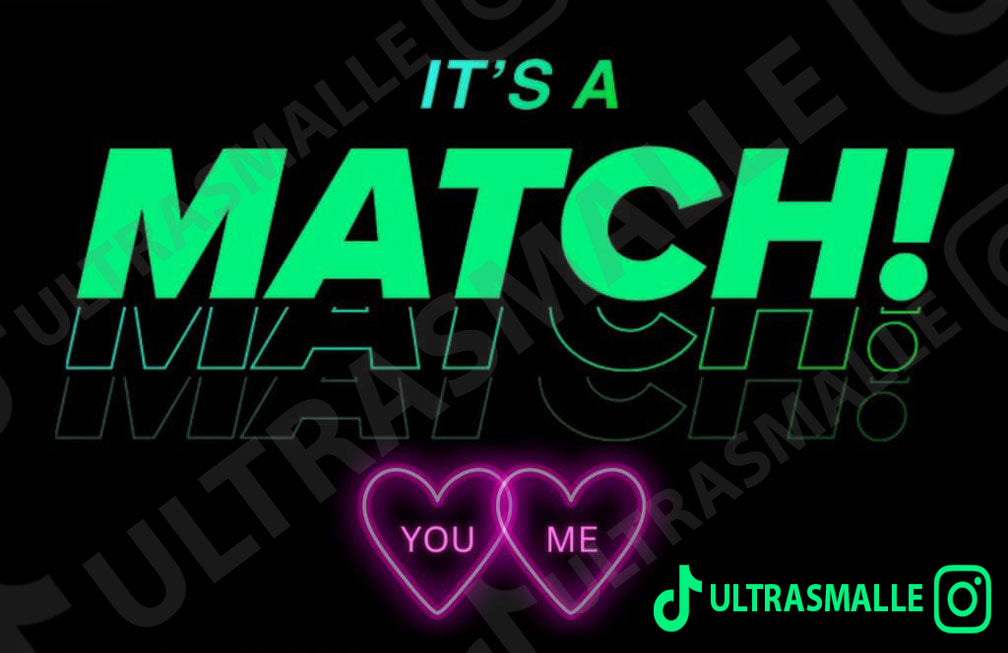 Sticker "It's a Match"