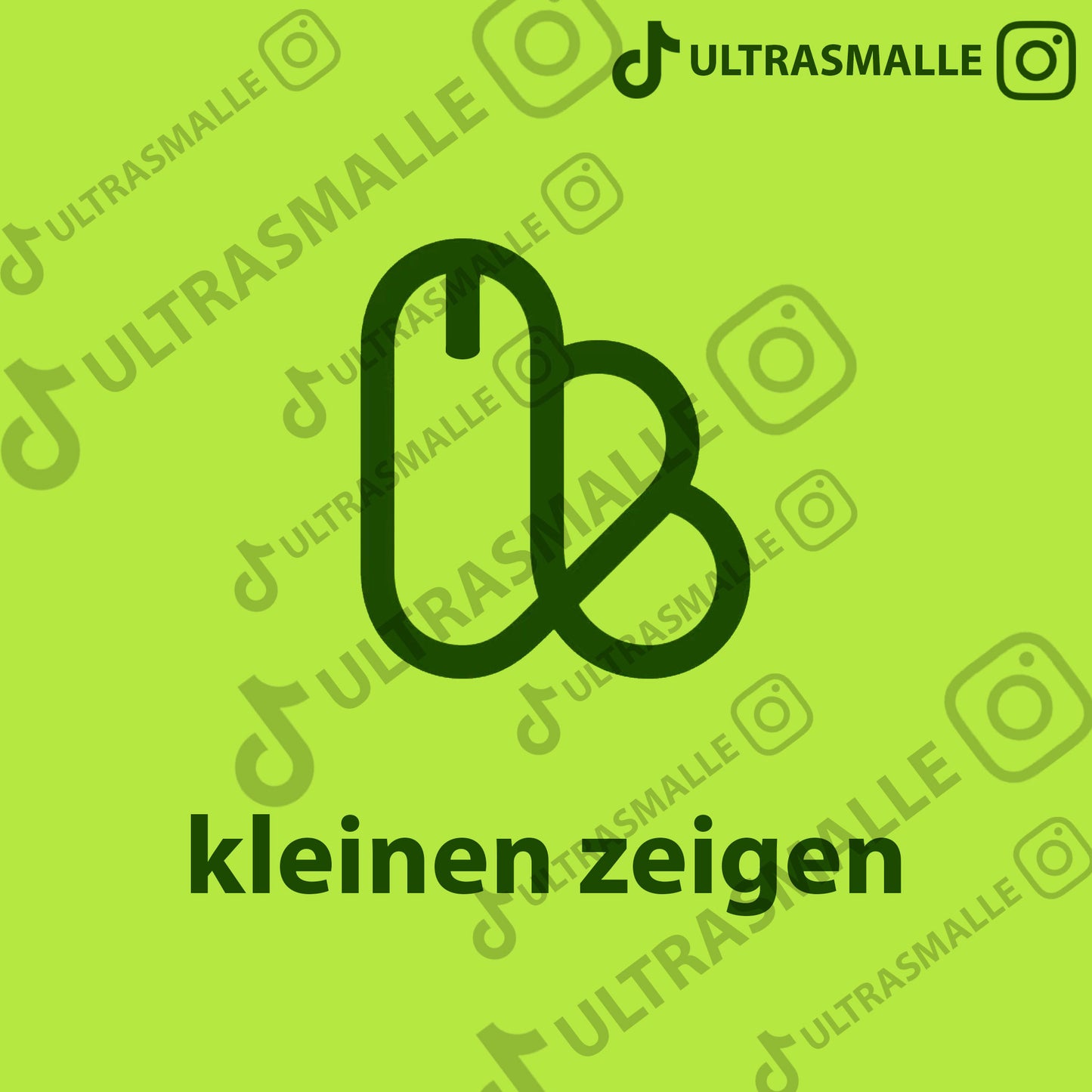 Sticker "Kleinen zeigen"