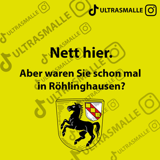 Sticker "Nett hier Röhlinghausen"