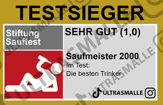 Sticker "Saufmeister 2000"