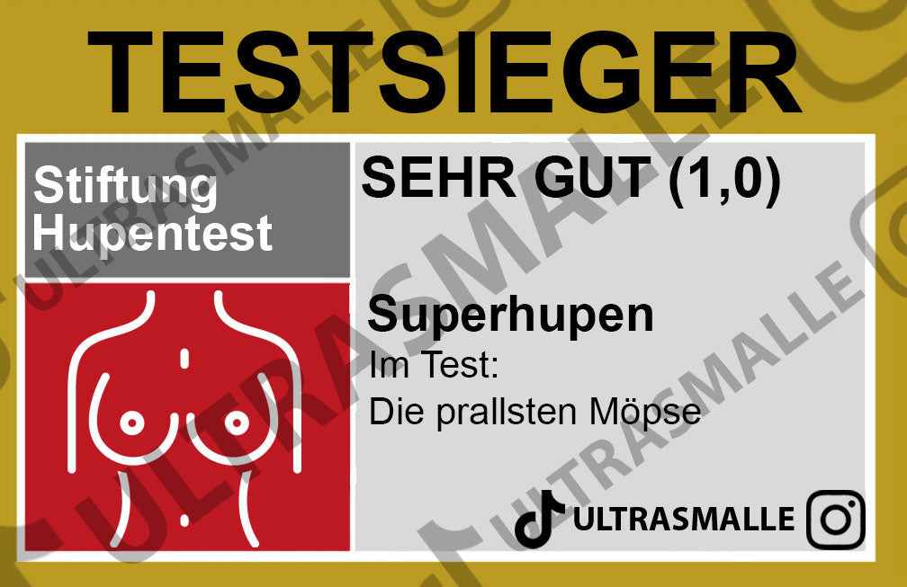 Sticker "Superhupen"