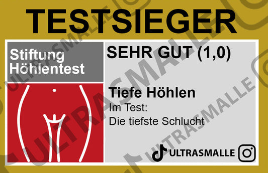 Sticker "Tiefe Höhlen"